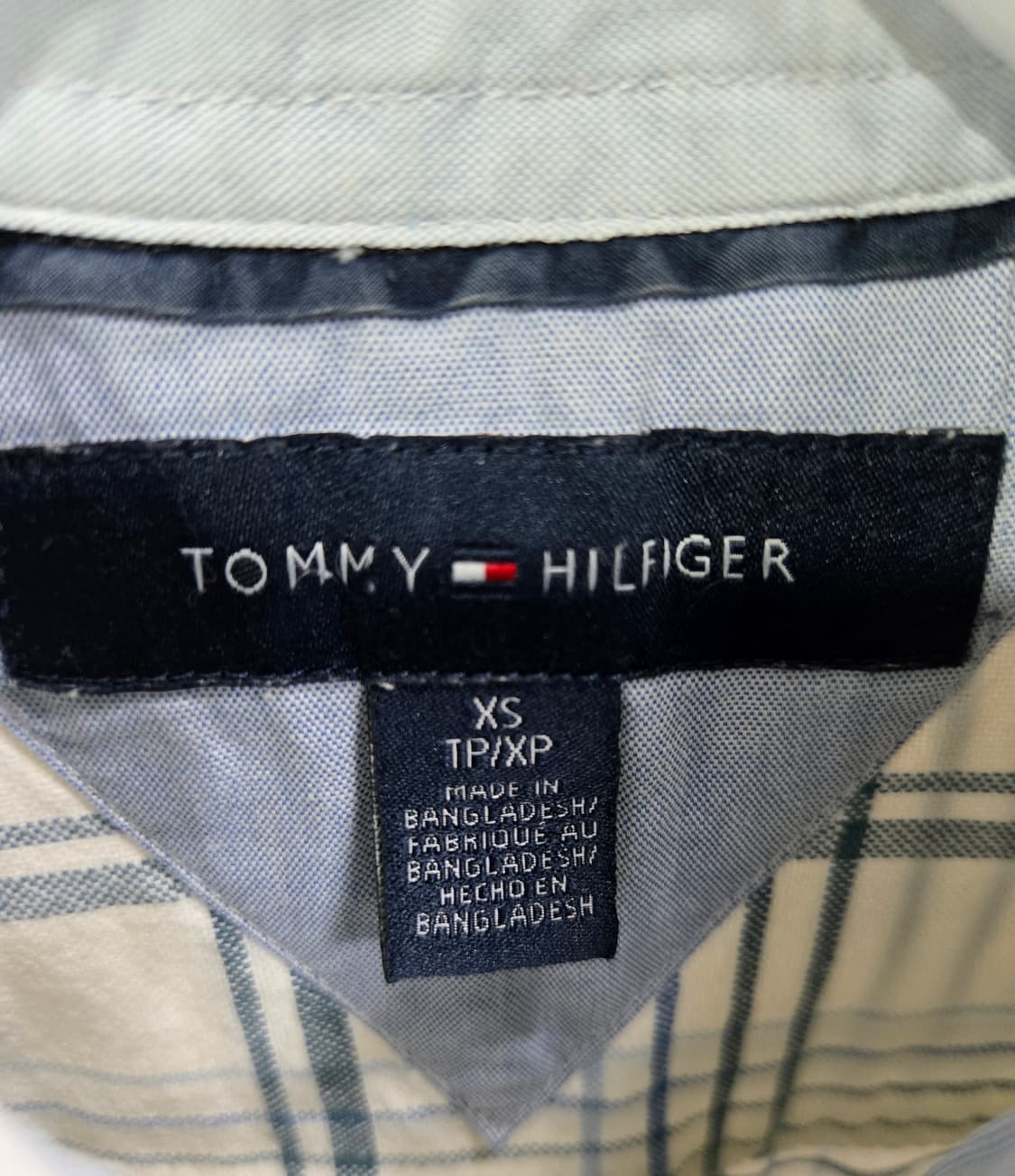 타미힐피거 반팔 체크셔츠 체크남방 95~100 상품이미지7