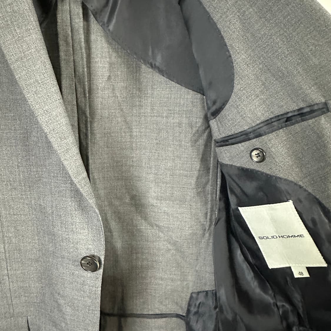 솔리드옴므 그레이 블레이저 상품이미지3