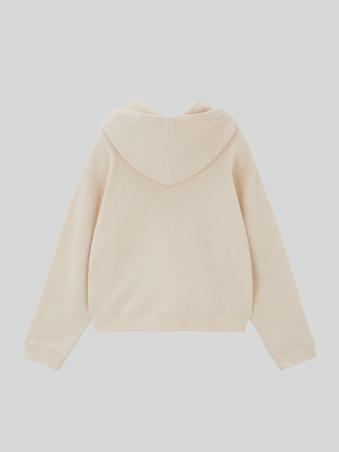 렉토 맨즈 RC 엠브로이더리드 후드 오트밀 상품이미지2