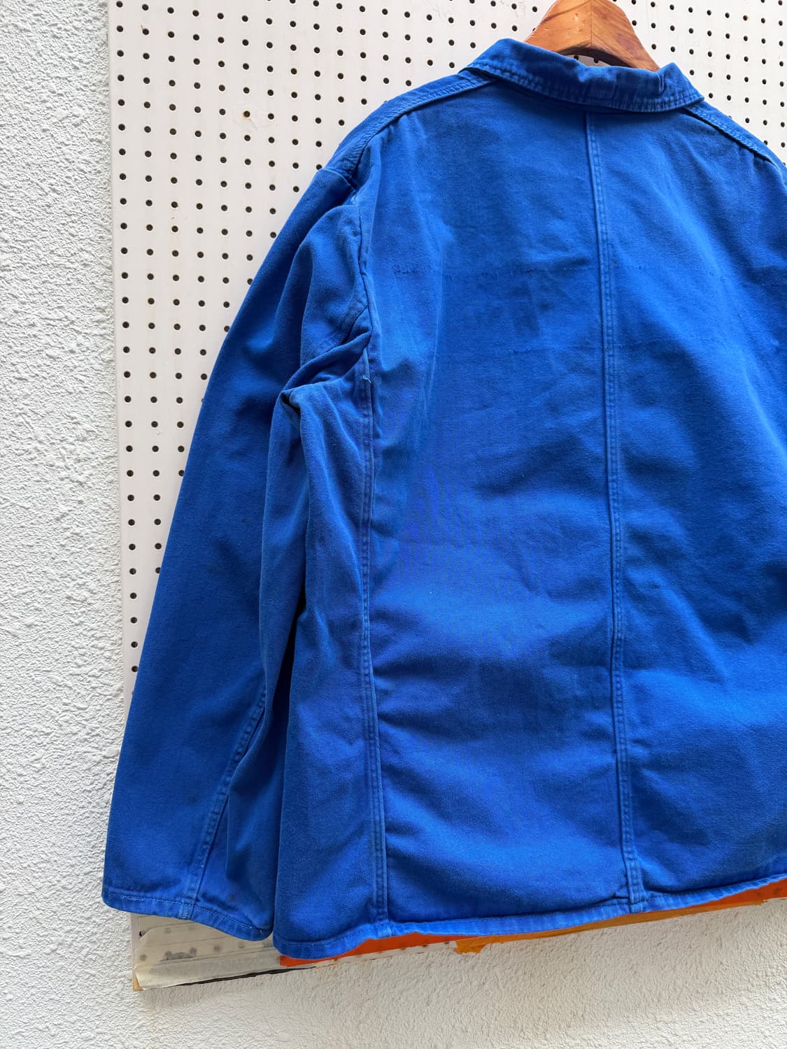 WASHED BLUE OLD VINTAGE FRENCH 프렌치워크자켓 상품이미지8