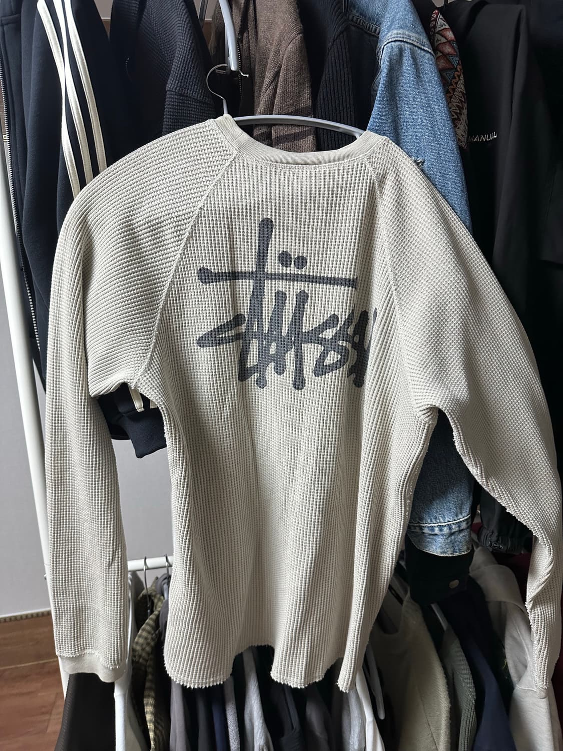 스투시 래글런 와플 롱슬리브 L 상품이미지4