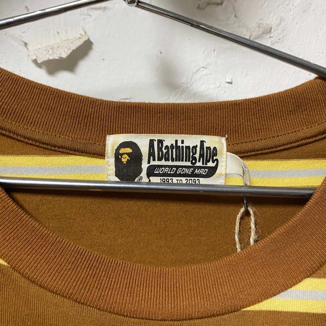 BAPE One Point Stripe Stripe Long Sleeve 상품이미지4