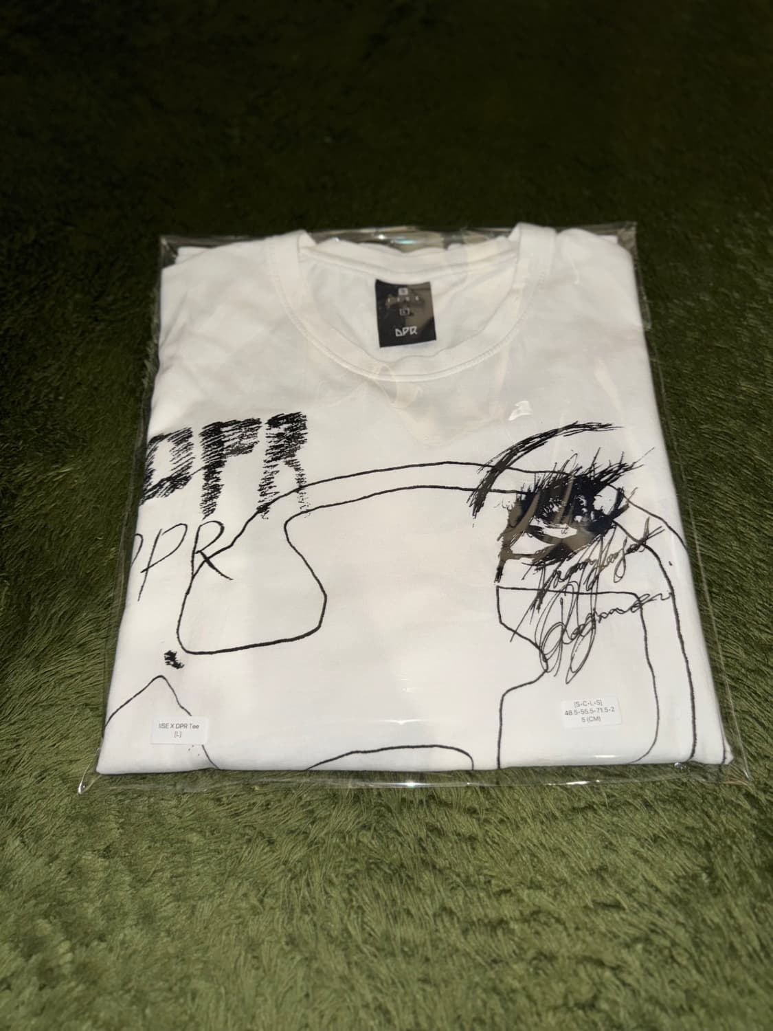 [L] IISE X DPR 이세 디피알 콜라보 티셔츠 화이트 상품이미지10