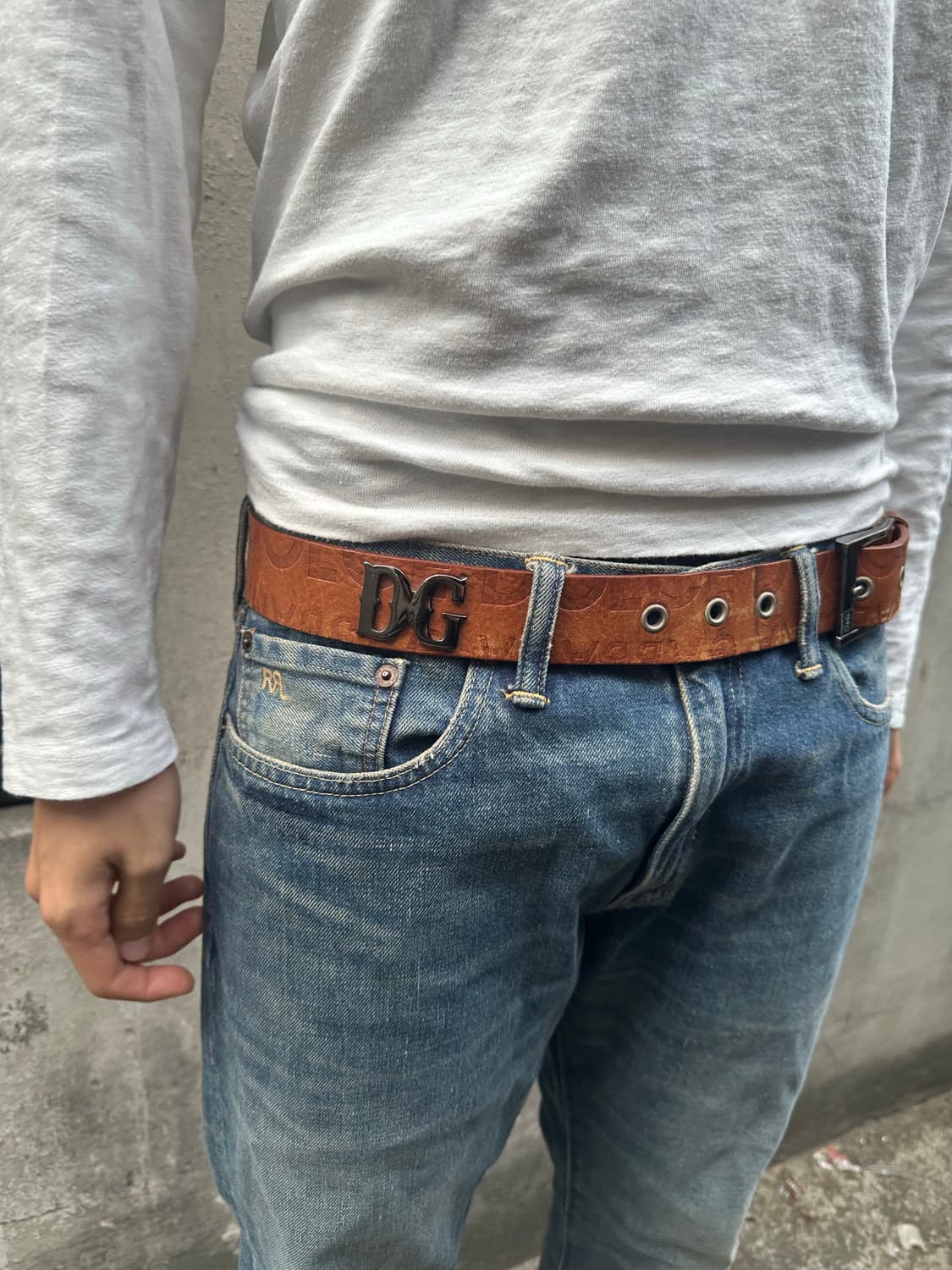 돌체앤가바나 레더 벨트 상품이미지1