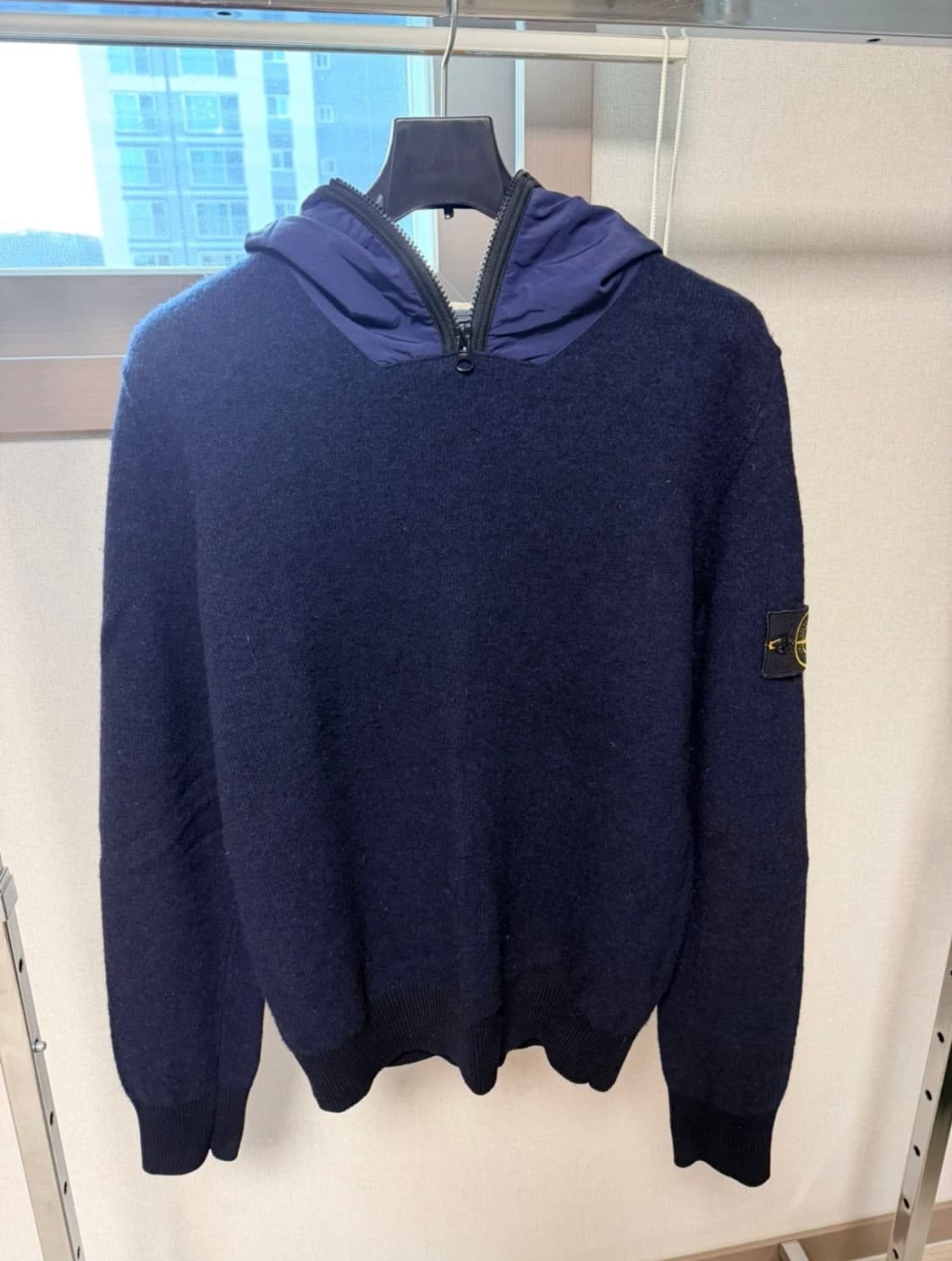 스톤아일랜드 울 하프집업 아노락 L 상품이미지1