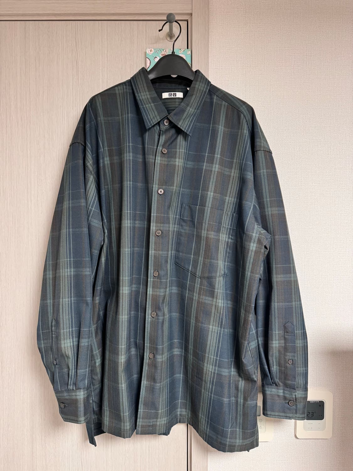 유니클로u 오라리맛 체크셔츠 2XL 상품이미지1