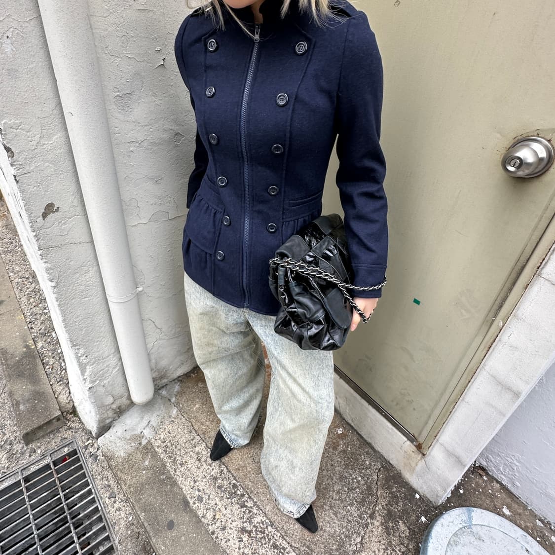 00s 빈티지 러플 나폴레옹 단주 자켓 상품이미지7