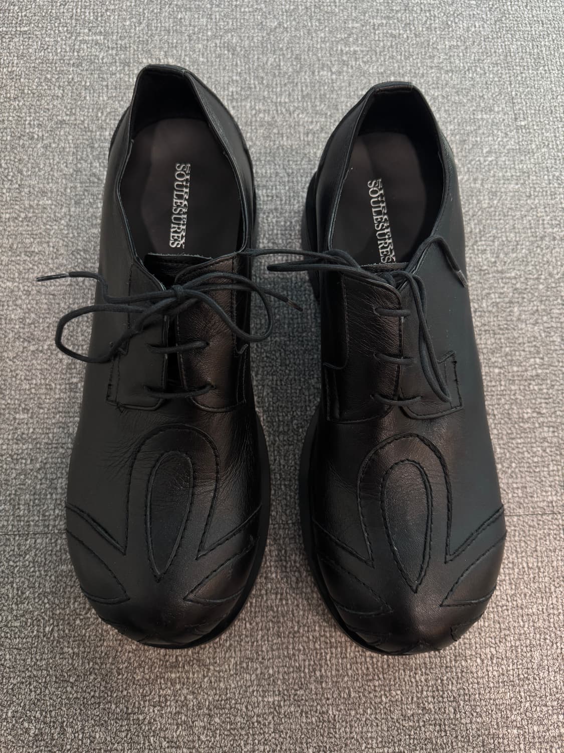 쏘유레슈어 써저리 SS001 블랙 더비슈즈 270 상품이미지5
