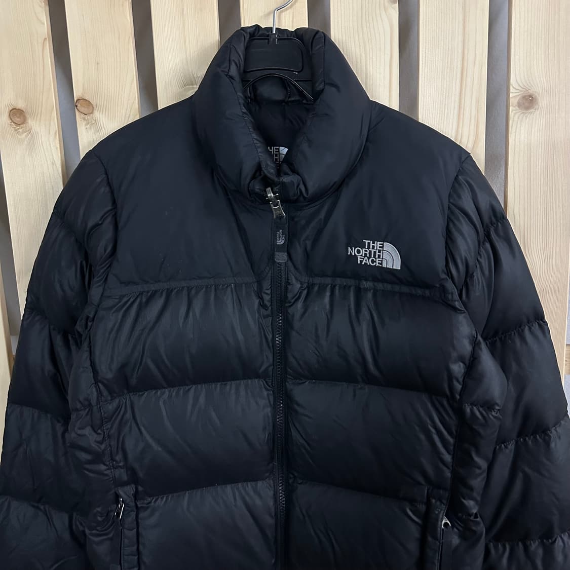 (S) 노스페이스 700 블랙 눕시 구스다운 패딩 상품이미지4