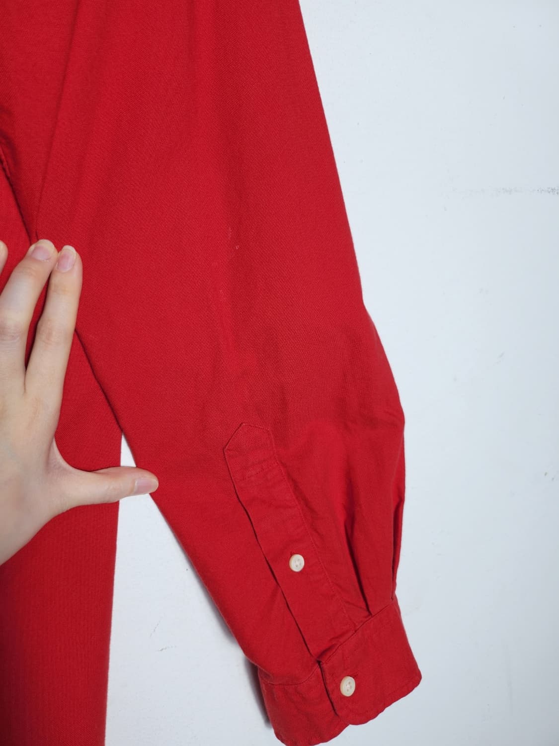 폴로 랄프로렌 레드 옥스포드 셔츠 상품이미지4