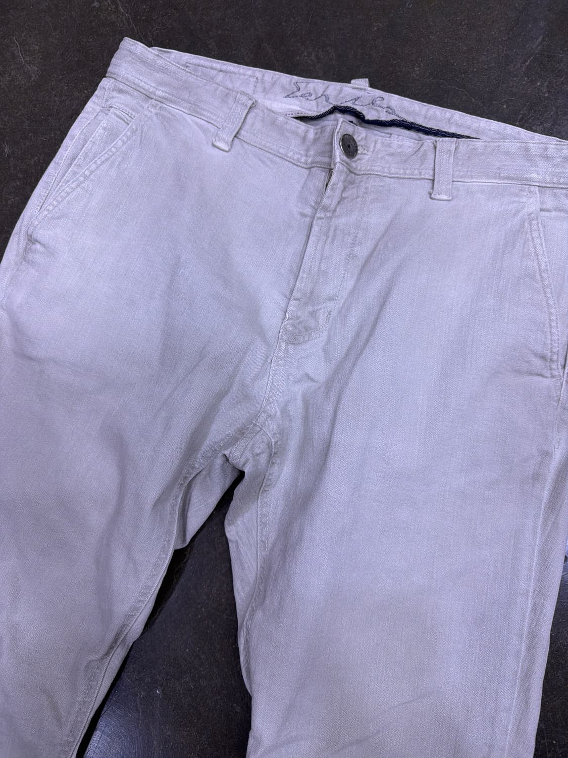 시리즈 힙스터 빈티지 흑탄 워싱 스판 혼방 캐쥬얼 팬츠 86(34) 상품이미지3