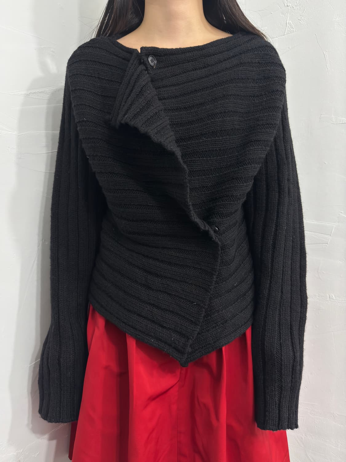 concettocarino knit wrap cardigan 상품이미지1