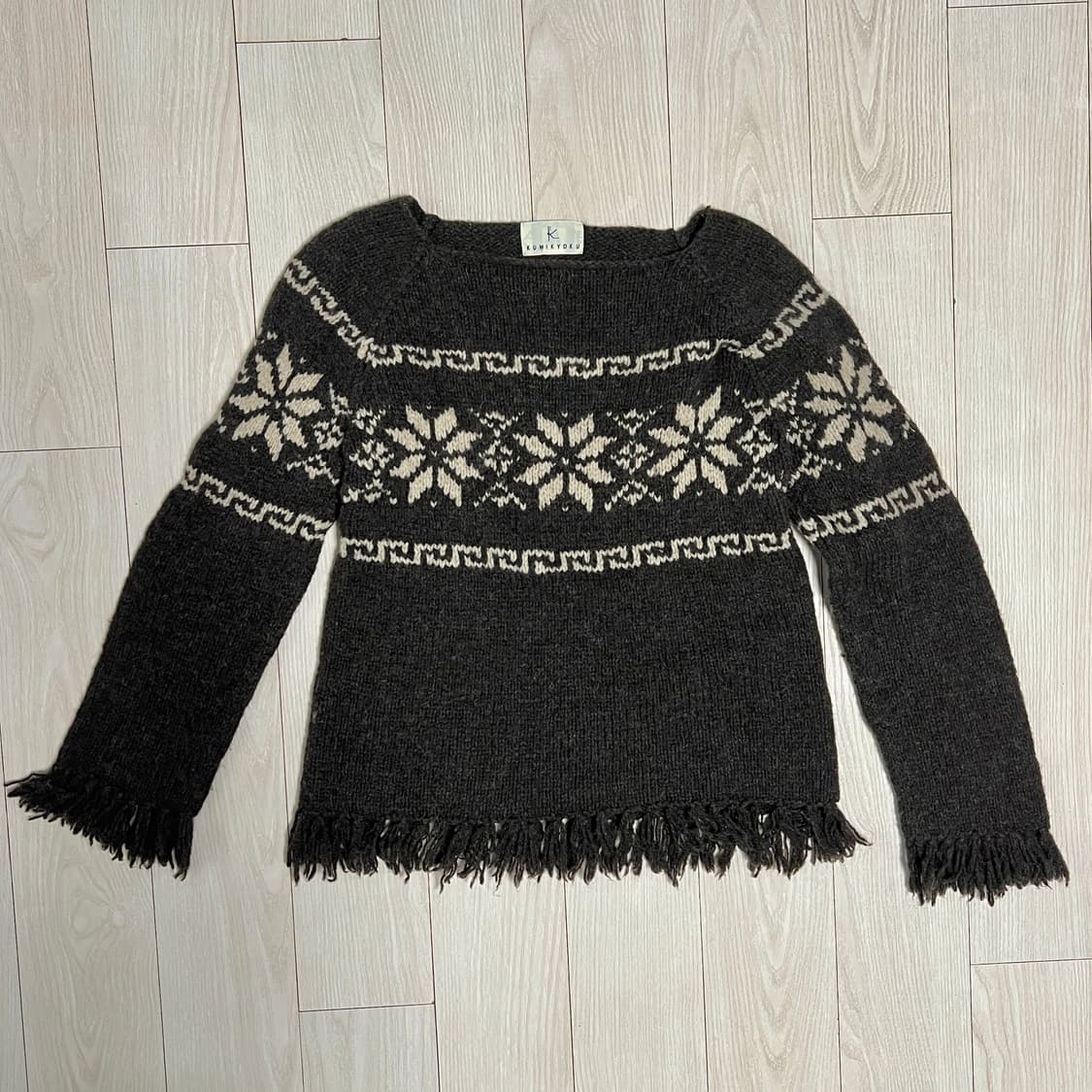 KUMIKYOKU nordic knit 상품이미지1