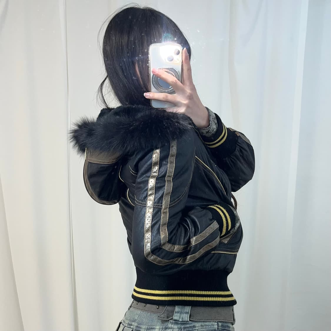 egoist 레더 울프죠 점퍼 상품이미지4