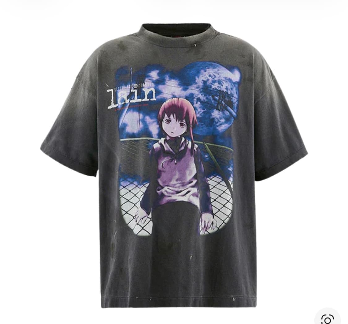 (L)Saint michael X Geeks rule X Lain 티셔츠 상품이미지1