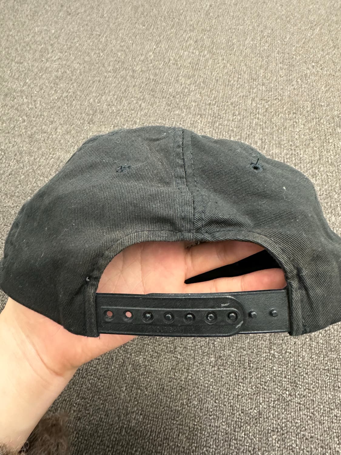 빈티지 후터스 자수 로고 블랙 볼캡 상품이미지4