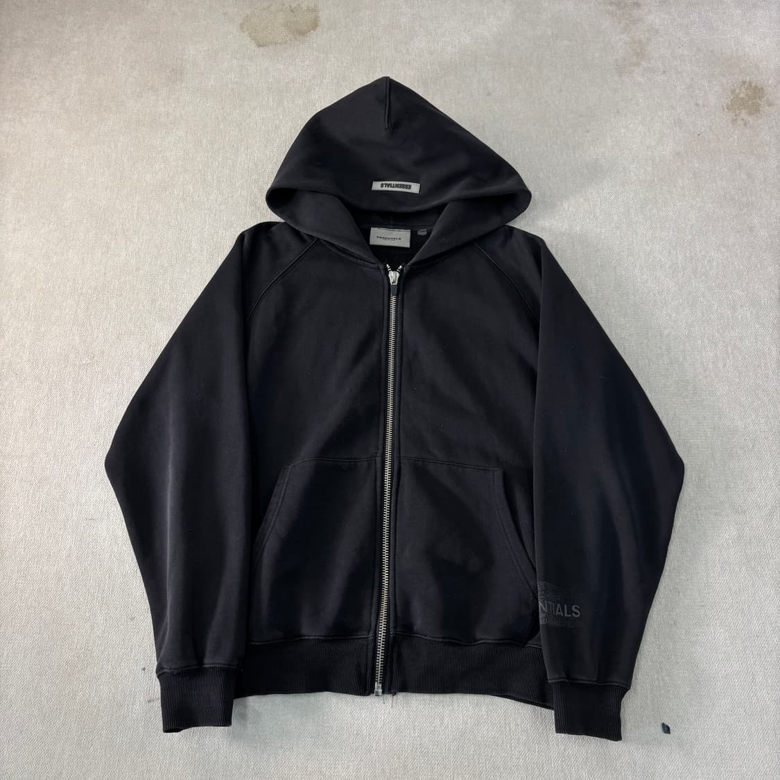 100 피오갓 에센셜 백로고 후드집업 상품이미지2