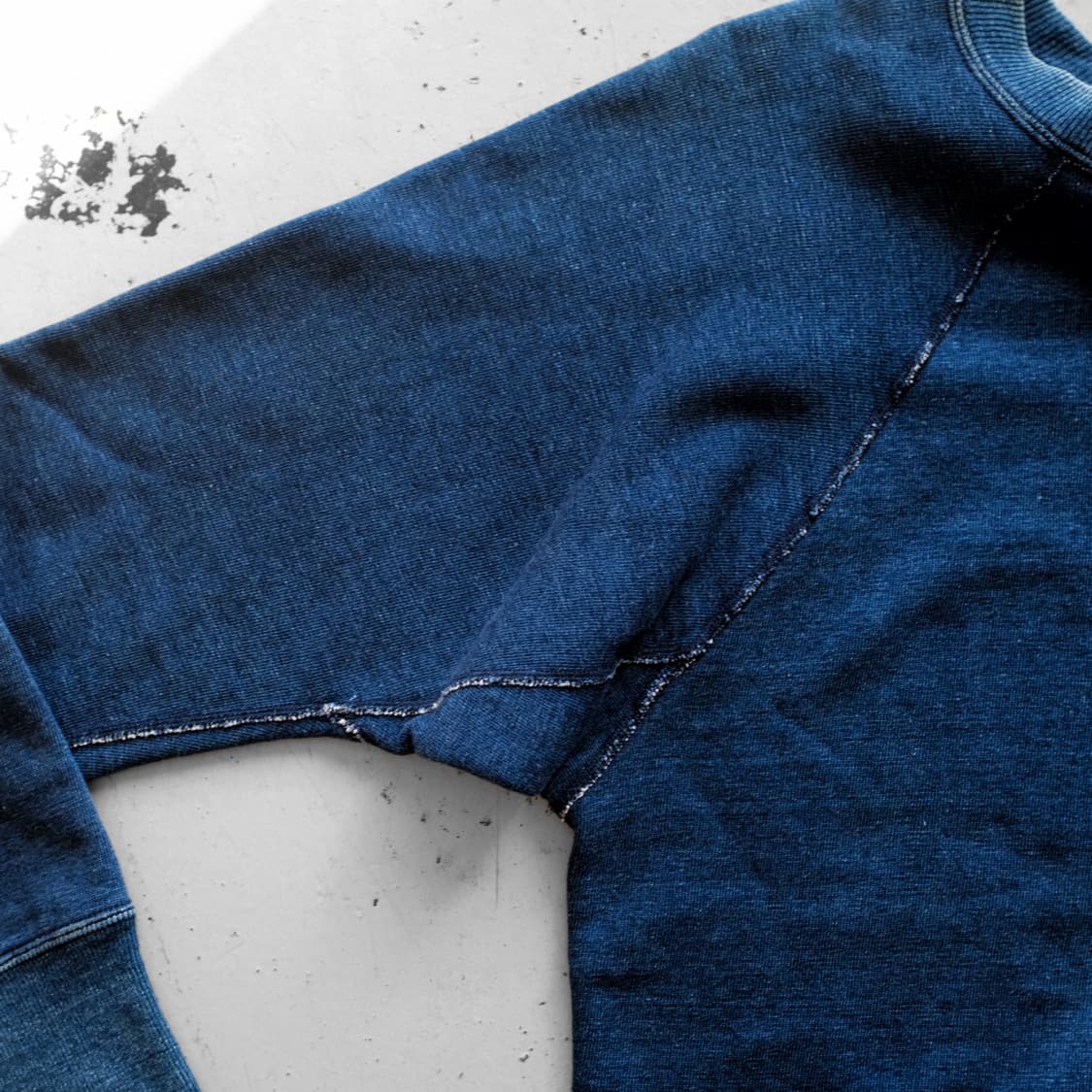 Made In JAPAN 45RPM Indigo Sweat Shirt 상품이미지6