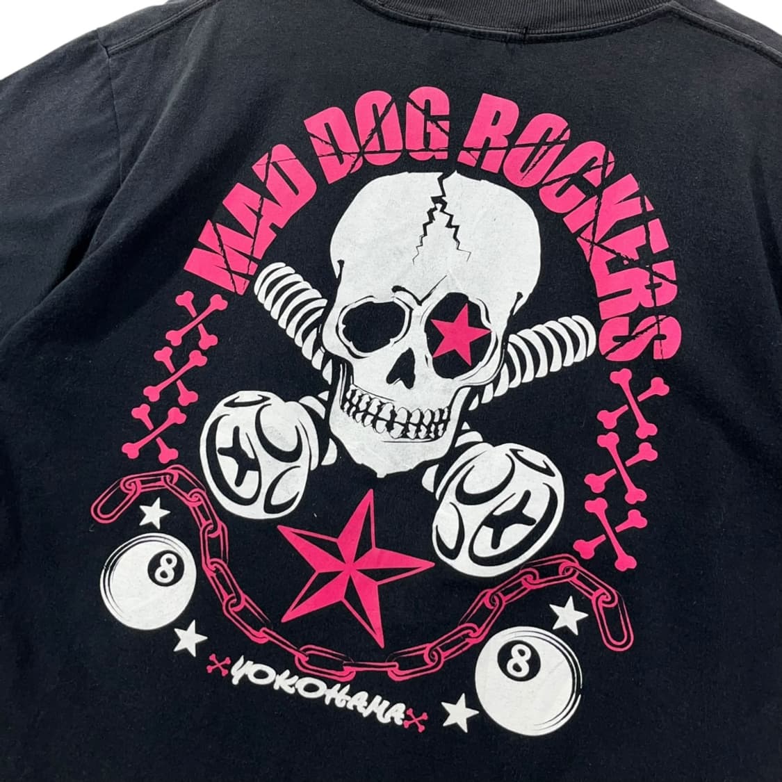 [MAD DOG ROCKERS] 펑크 스컬 그래픽 반팔 티셔츠 상품이미지3