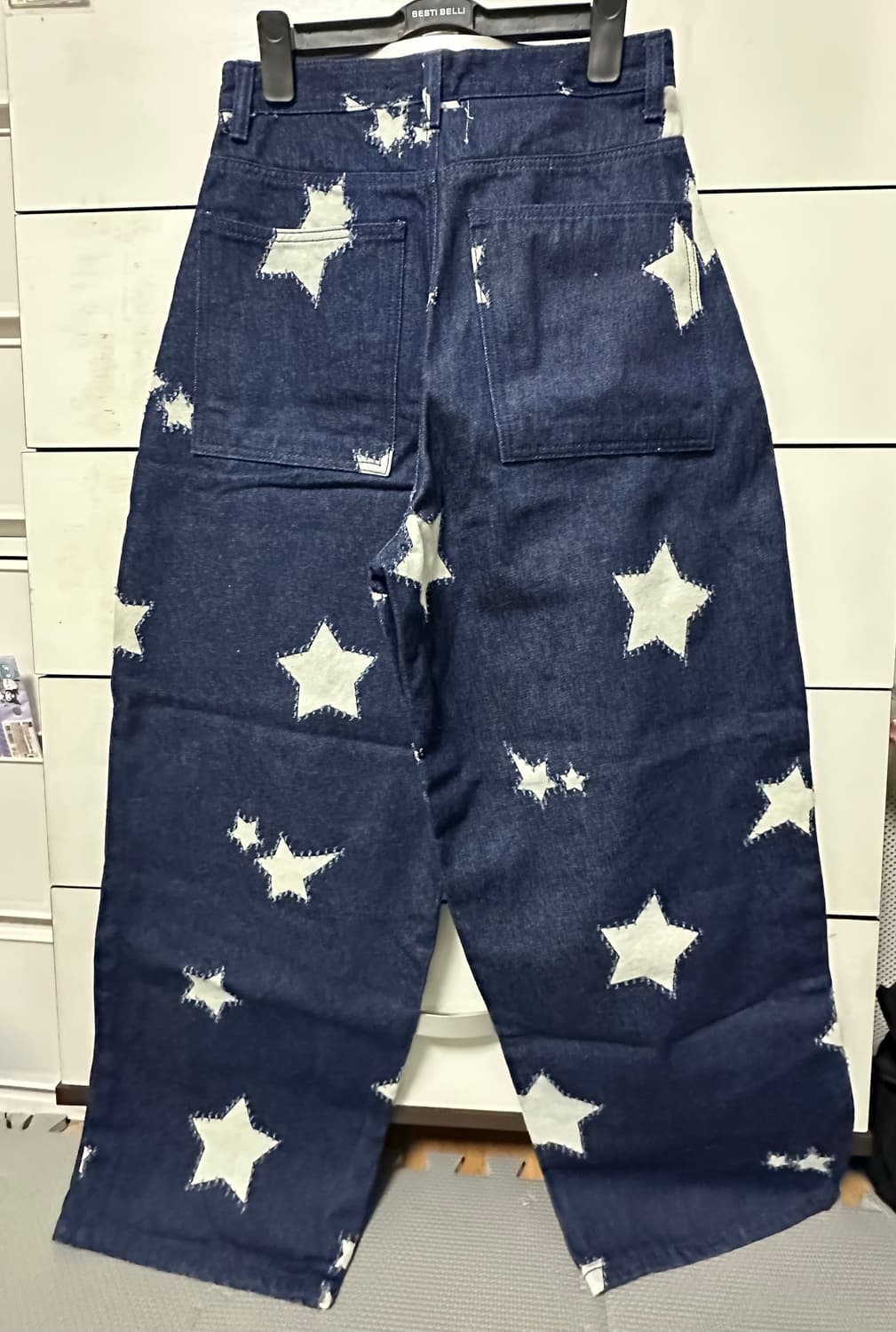 샴페인 블랭크 에스테틱 별 데님 팬츠 상품이미지5