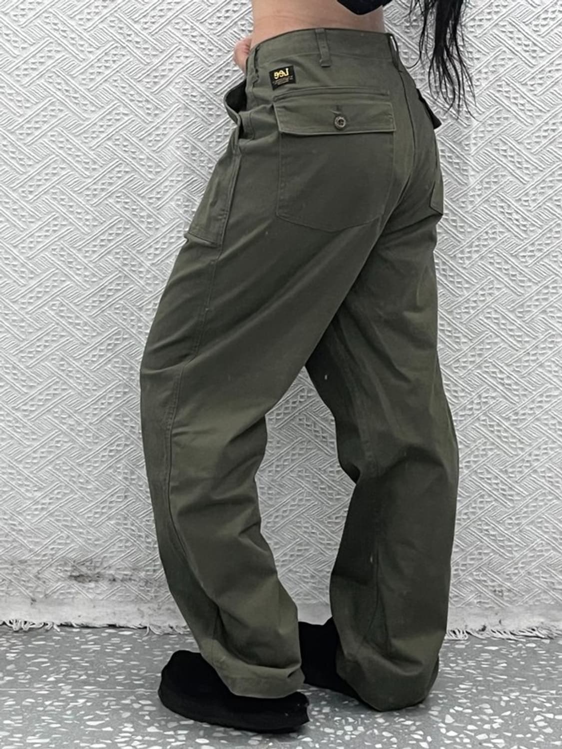 리 LEE 밀리터리 말차카키 퍼티그 팬츠 34인치 C09479 상품이미지2