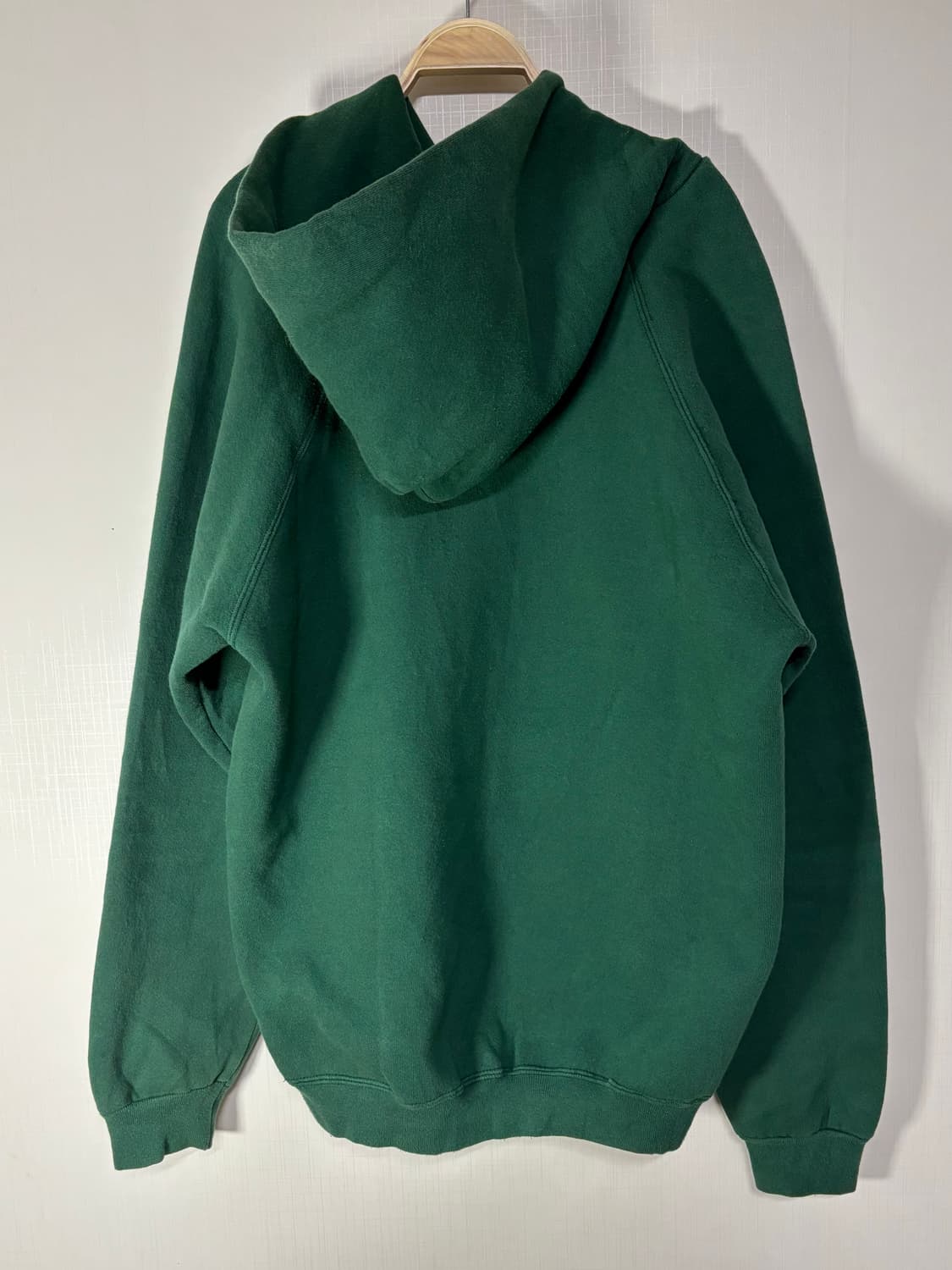 90s adidas USA 빈티지 아디다스 트레포일 후드티 그린 상품이미지3