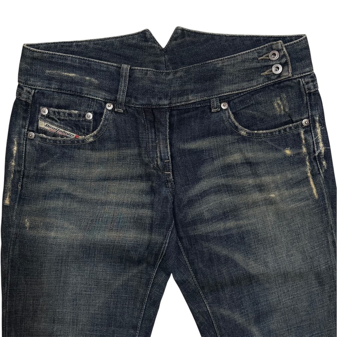 00s 디젤 로우라이즈 V컷 데님 팬츠 상품이미지2