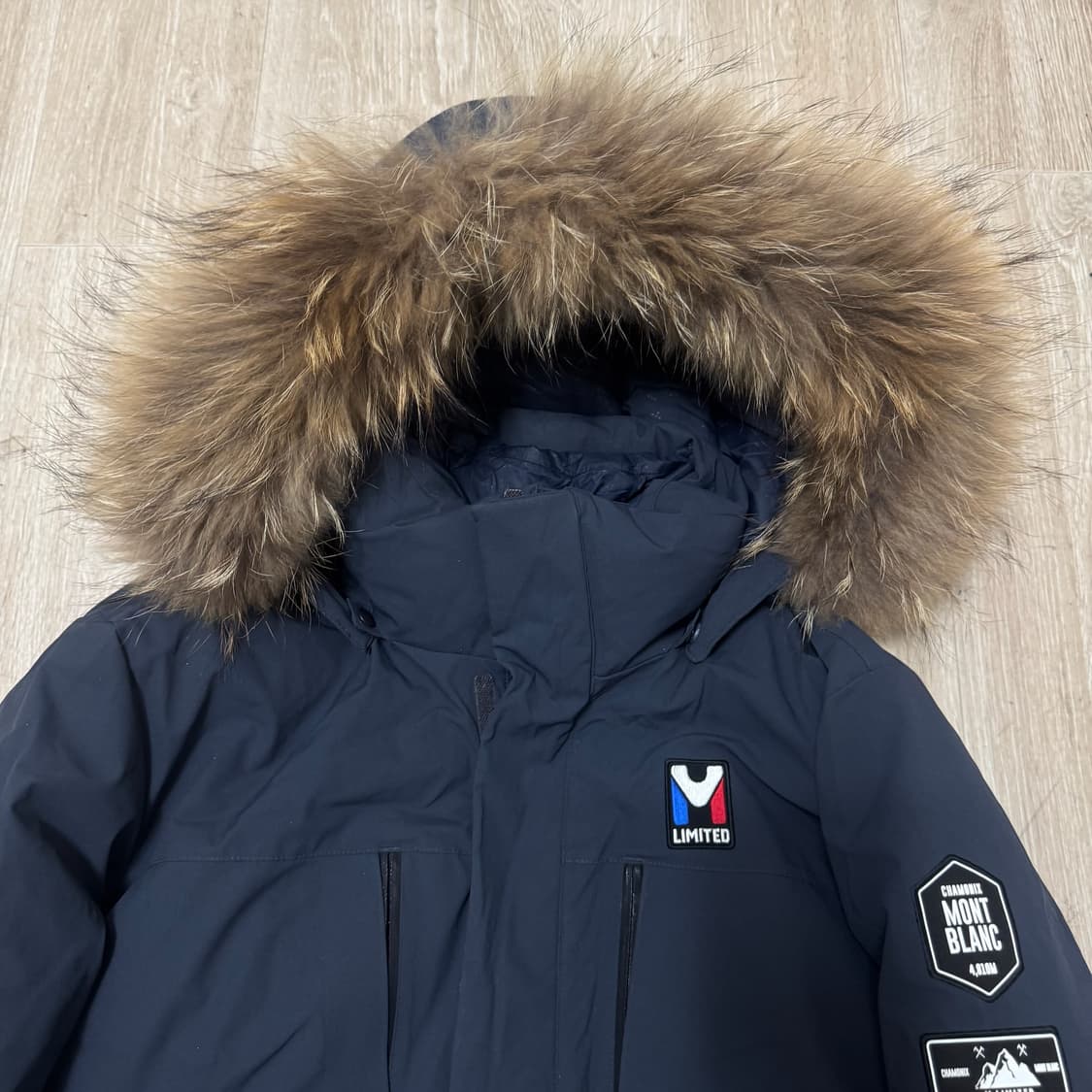 밀레 엠리밋 구스다운 후드 롱패딩 L/100  상품이미지2