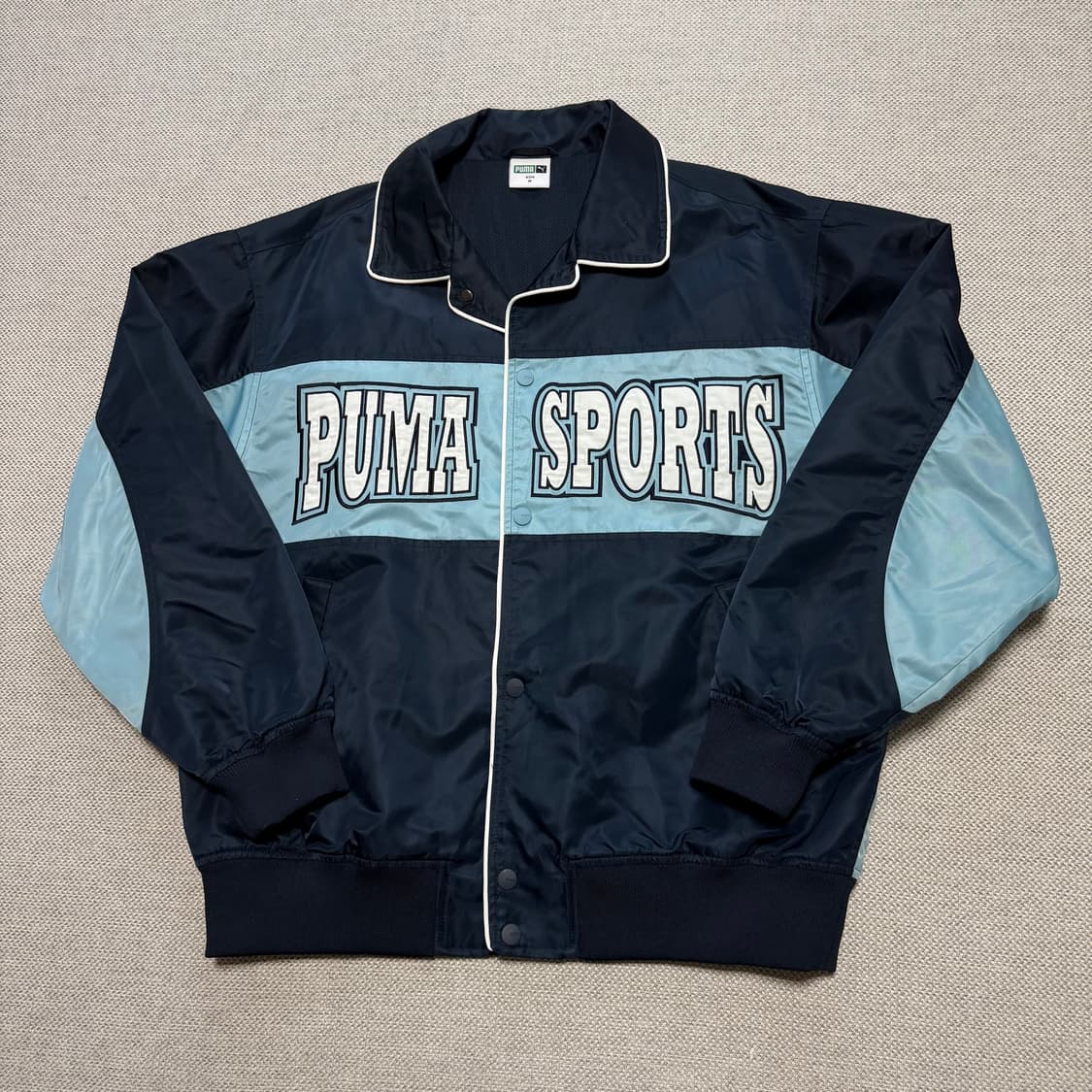 푸마 스포츠 배색 봄버 자켓 상품이미지1