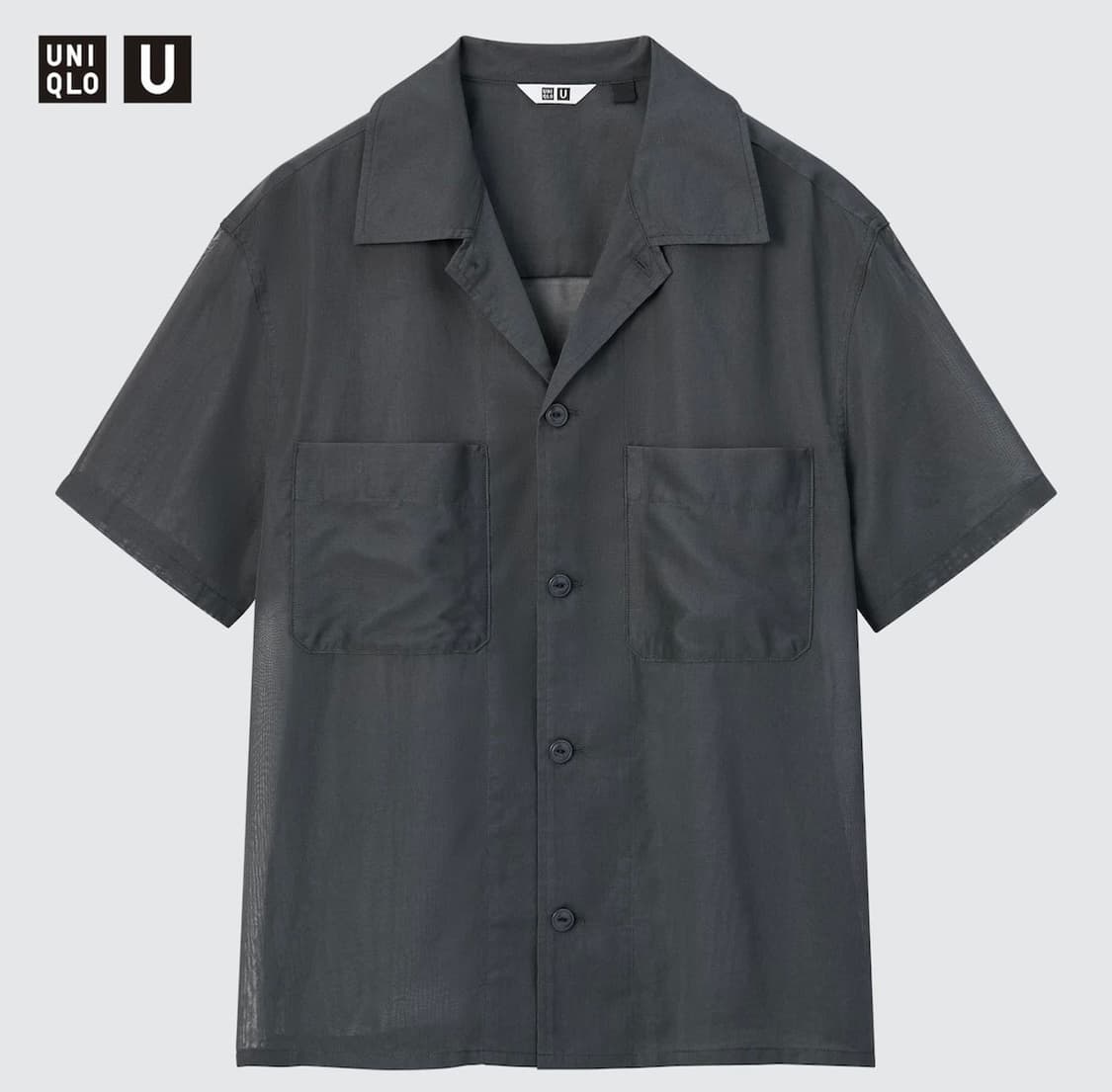 Uniqlo U x Lemaire 유니클로 르메르 코튼시어셔츠 상품이미지1