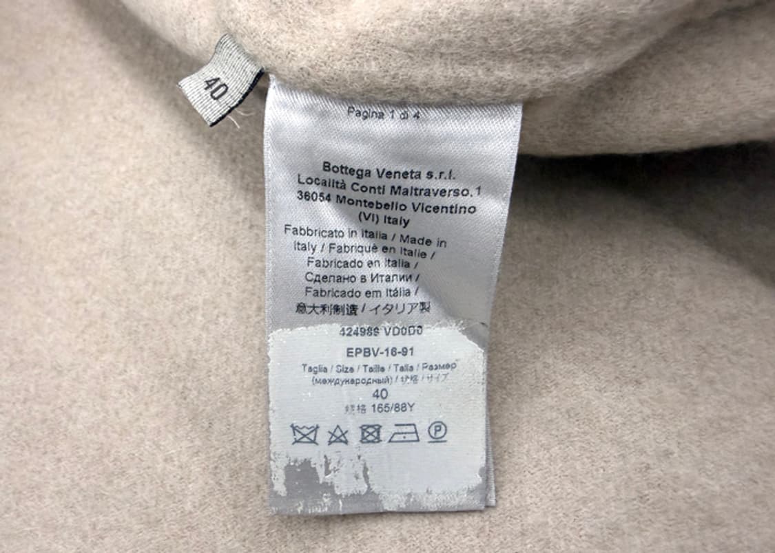 보테가베네타 캐시미어 코트 상품이미지8