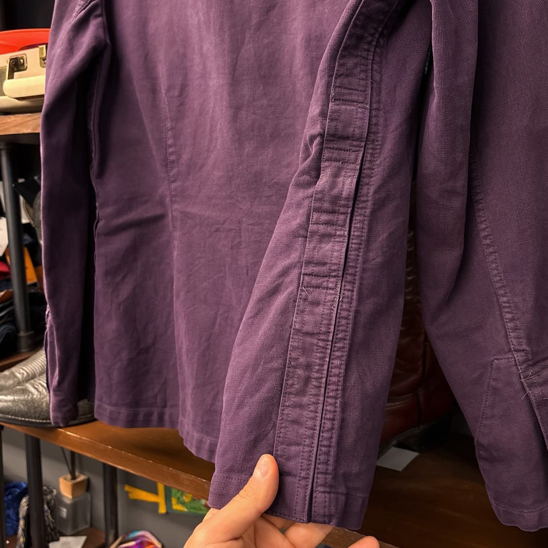 80s 오리지널 밀리터리 독일연방군 유틸리티 몰스킨 필드자켓 N1288 상품이미지6