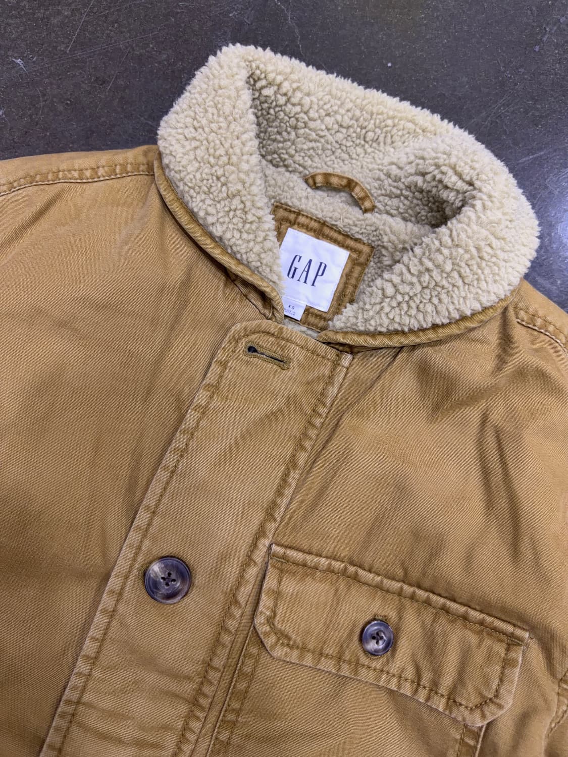 GAP 갭 쉐르파 워크 원포켓 덱자켓 XS 상품이미지3