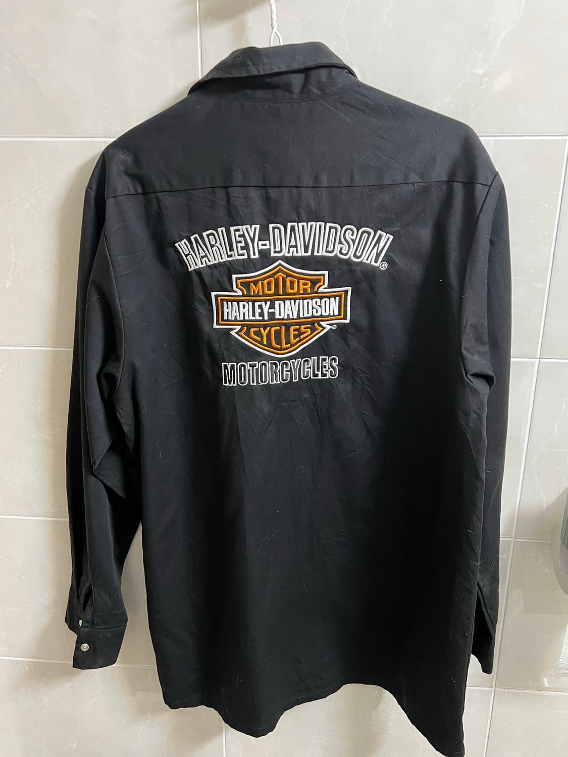 할리데이비슨 자수 로고 스냅셔츠 상품이미지2