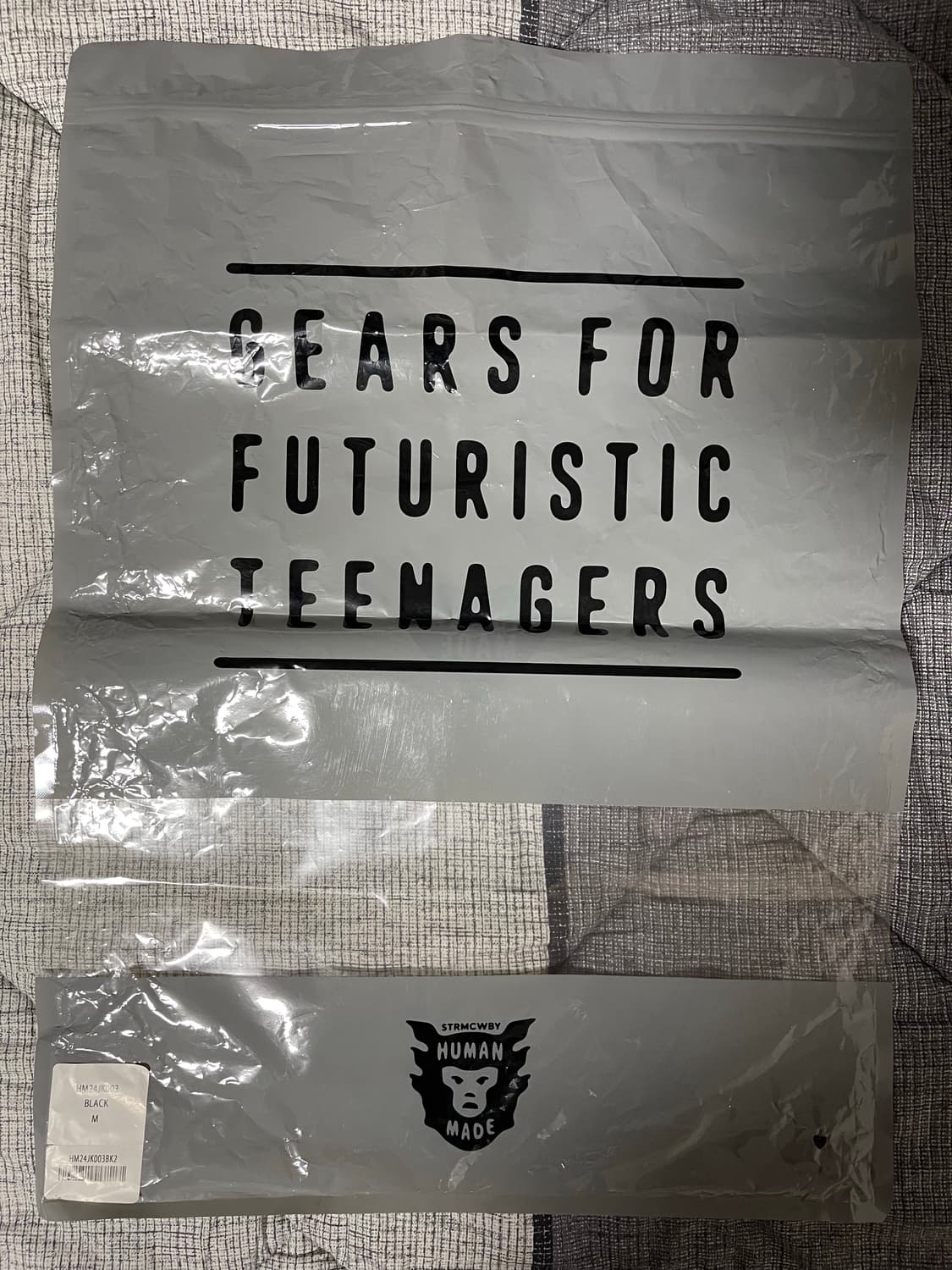 휴먼메이드 하트로고 나일론 바시티 M 새상품 상품이미지5