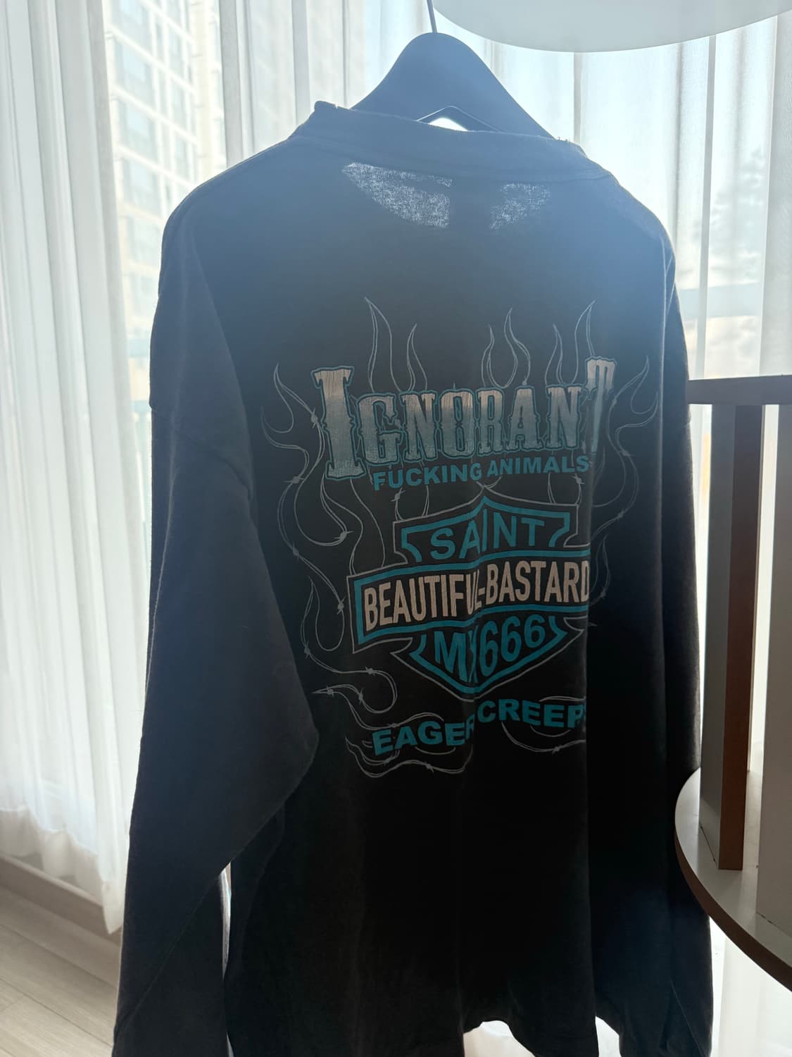 세인트 마이클 BTFL 바스타즈 롱슬리브 티셔츠 블랙 L 상품이미지2