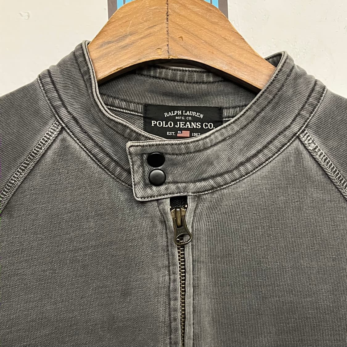 00‘s 폴로 진 코튼 라이더 자켓 상품이미지2