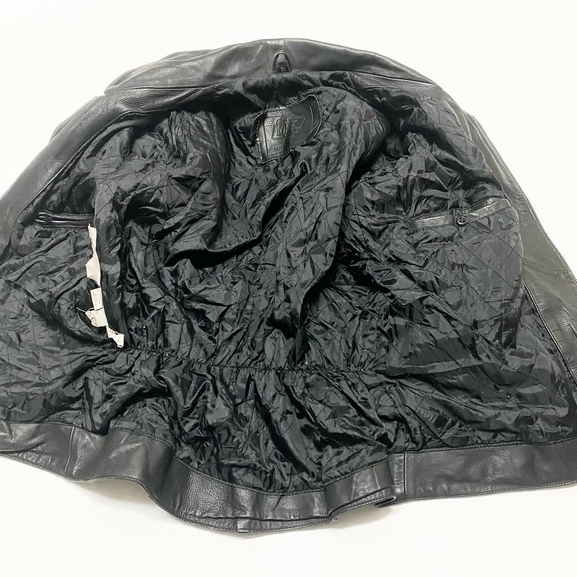 LOUIS - 소가죽 바이커 자켓 상품이미지4