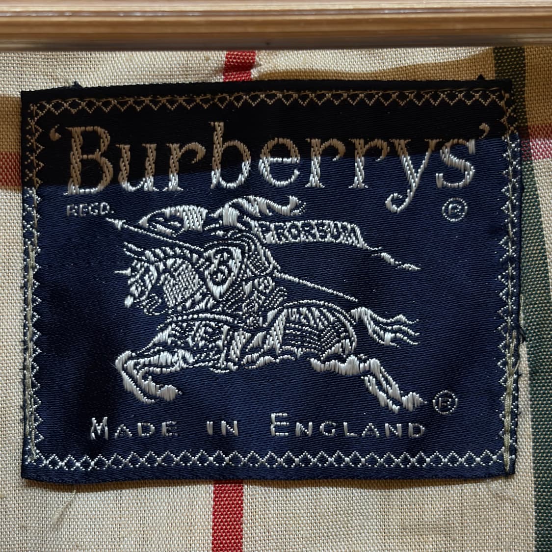 90s 미국 빈티지 버버리 봄 트렌치 코트 상품이미지4