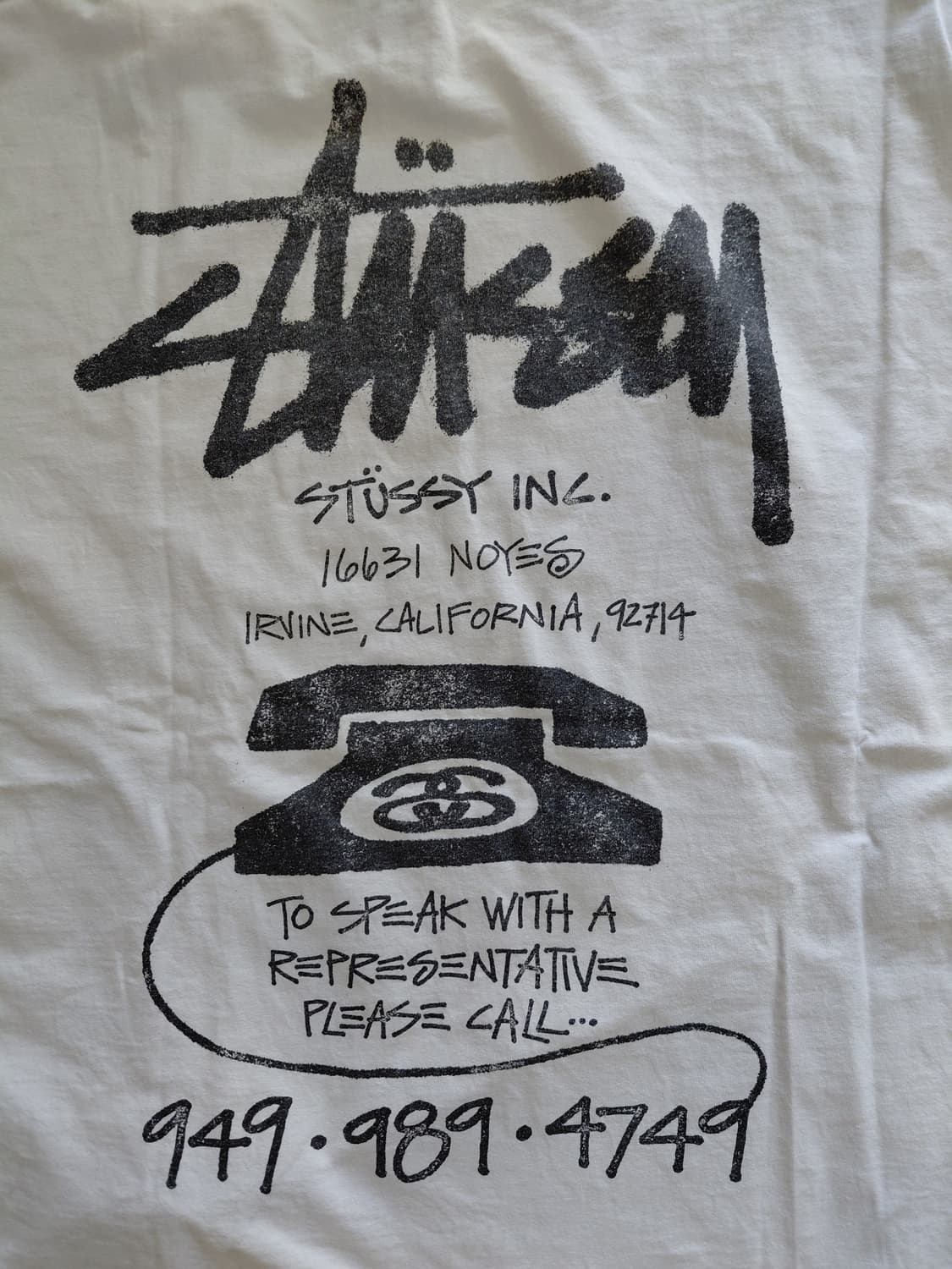 스투시 올드 폰 피그먼트 다이드 반팔 상품이미지4