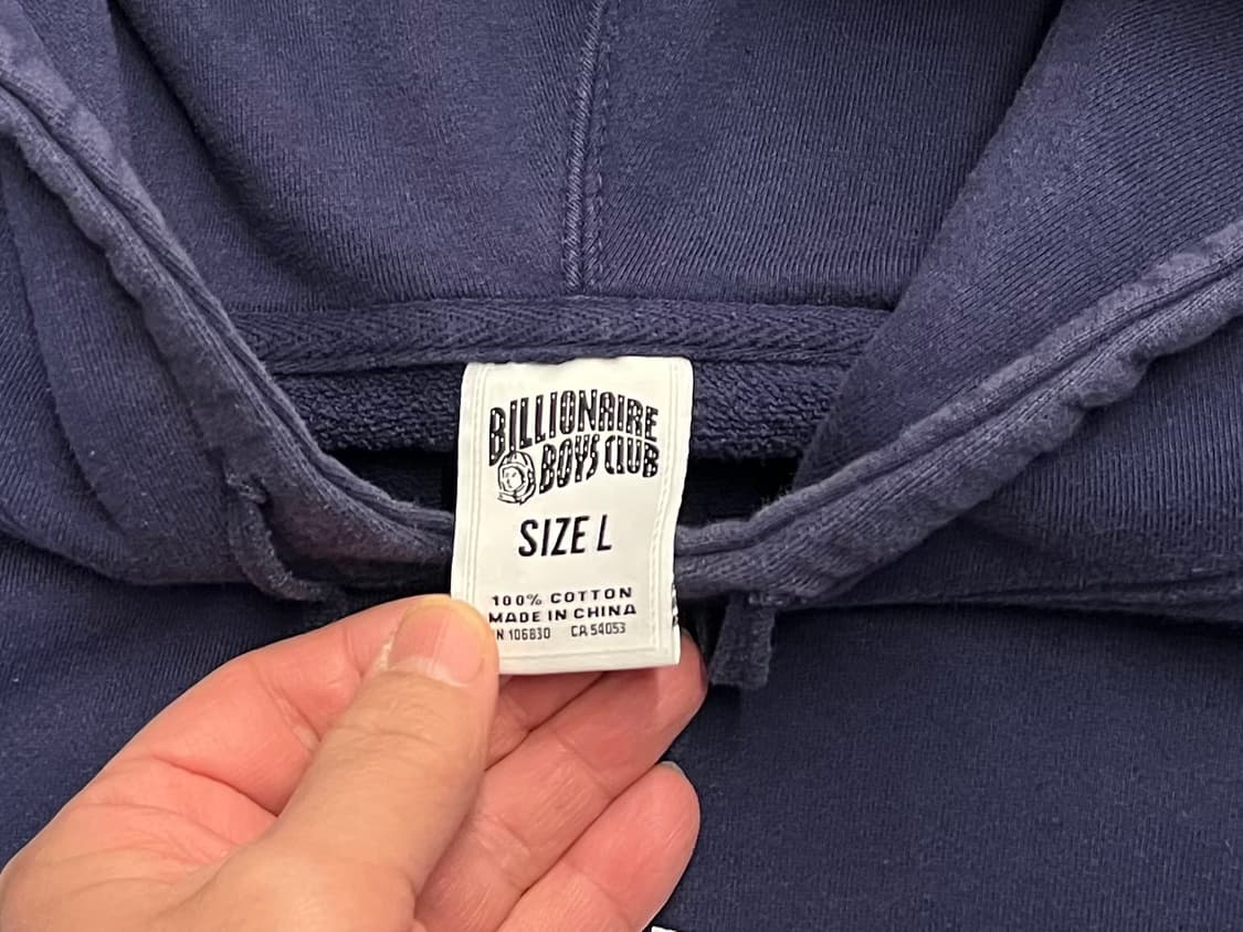 [100~103] 빌리어네어 보이즈 클럽 후드티 네이비 L  상품이미지3