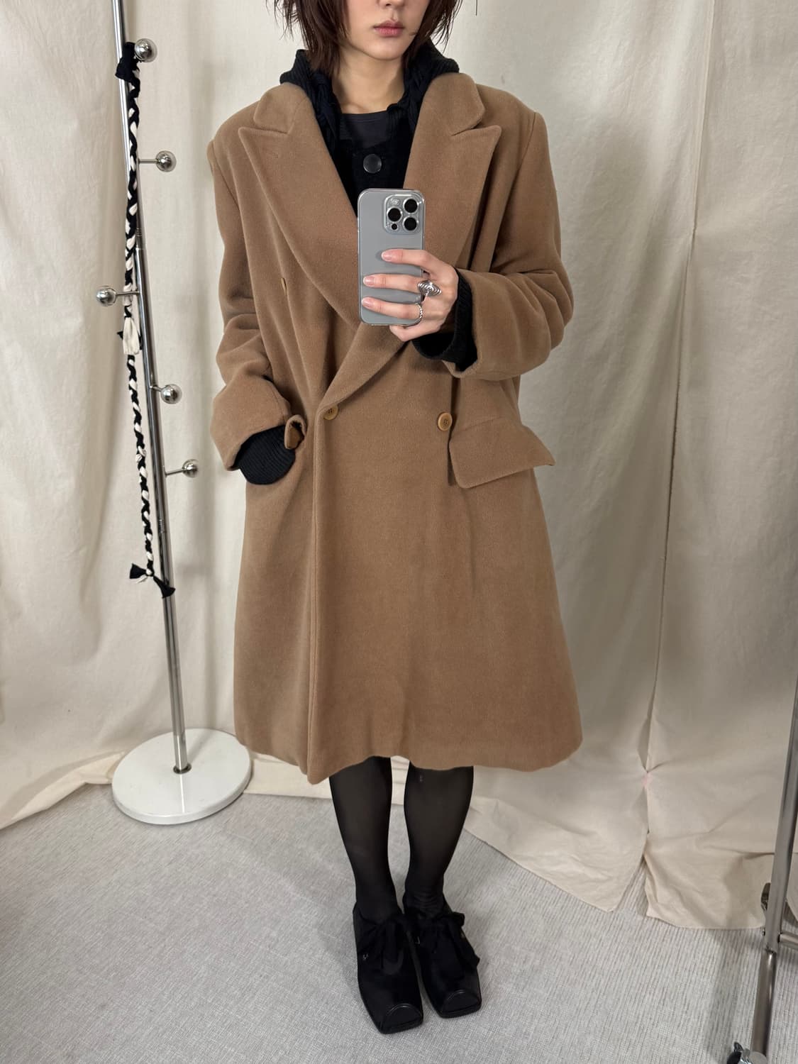 MANI by Emporio Armani 롱 더블 코트 (Italy) 상품이미지3