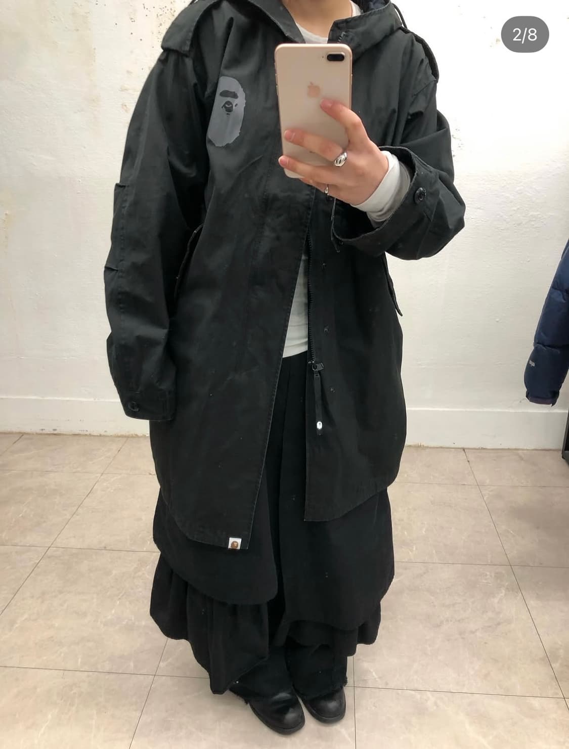 베이프 야상 모즈 파카, 코트 상품이미지3