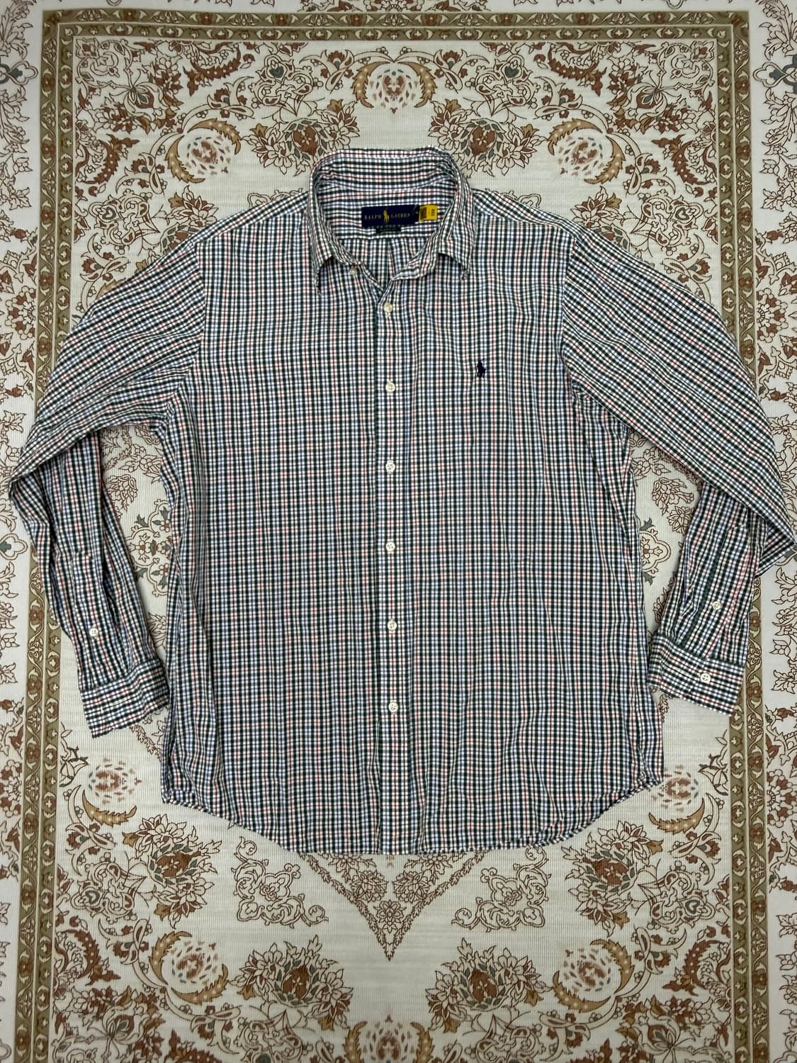 Polo Ralph Lauren QR인증 클래식핏 체크 셔츠 L 상품이미지2