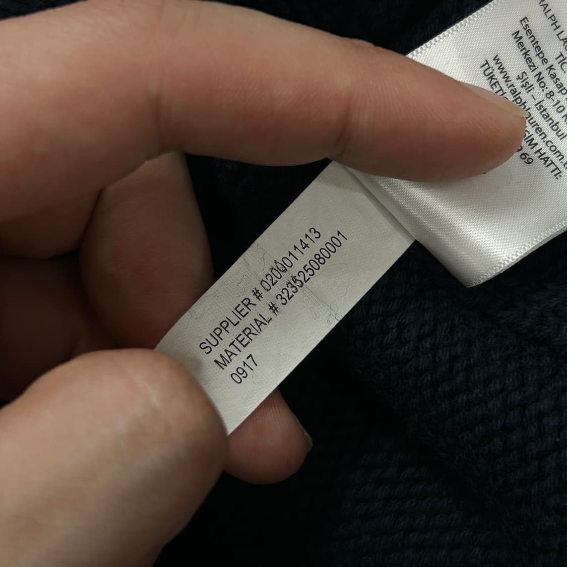 폴로 빅포니 네이비 가디건(10-12) 상품이미지4