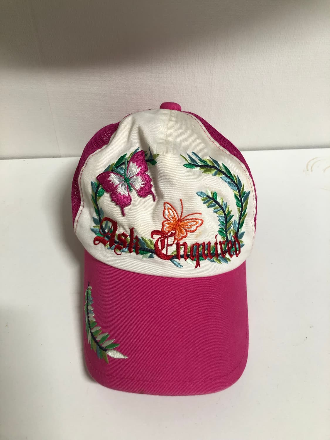 ask 에스크 자수 볼캡 상품이미지1