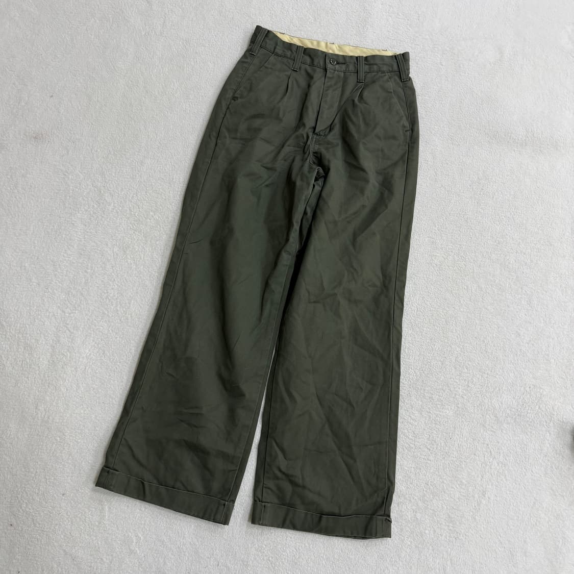 실측확인 빈티지 플리츠 팬츠 0402T 상품이미지1