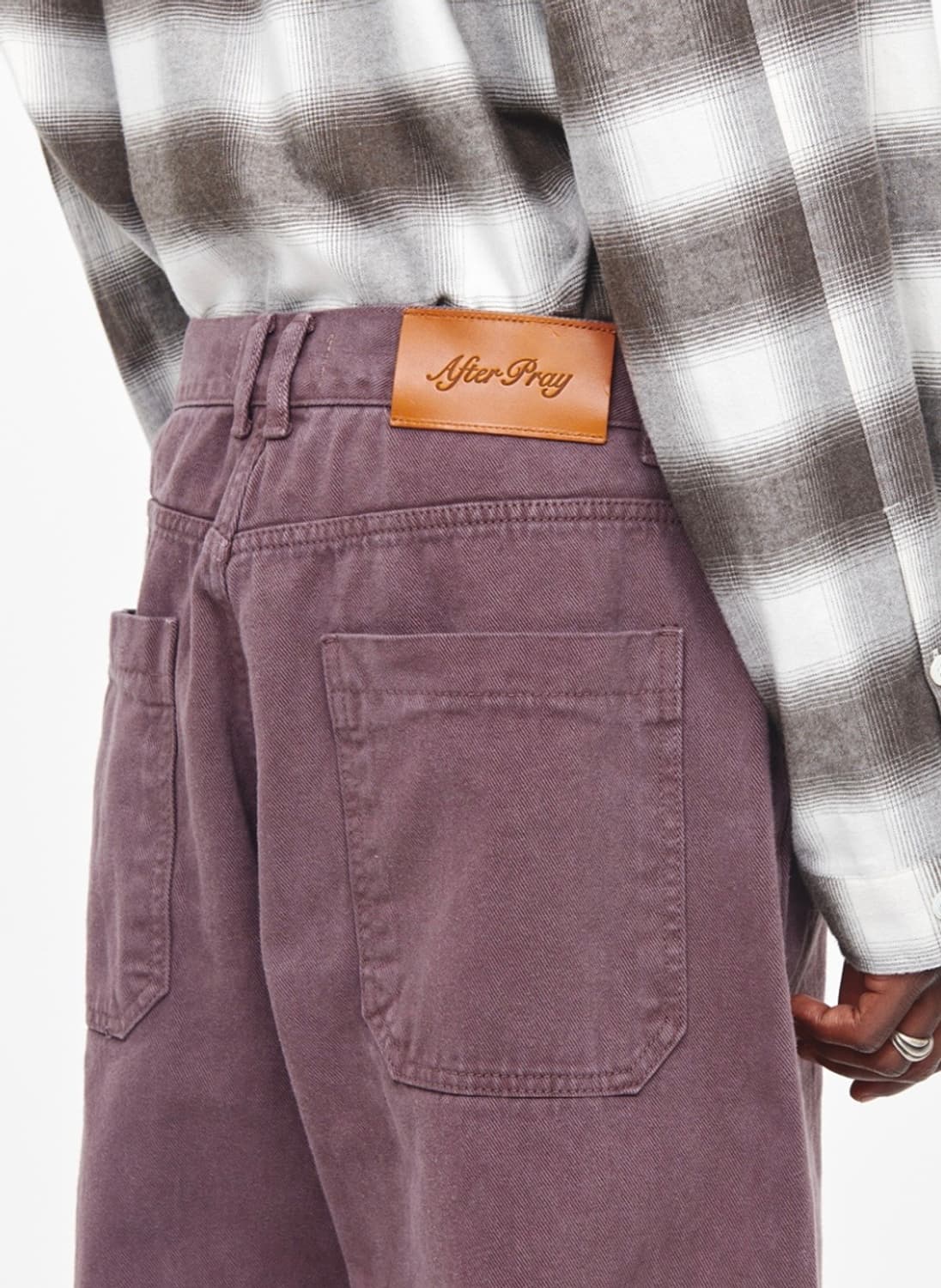 애프터프레이 와이드 슬래시 데님 상품이미지4