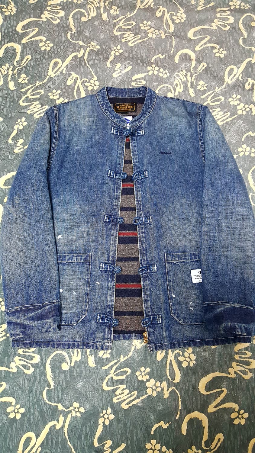 네이버후드 X 매드니스 16AW 쿵푸 데님 자켓 상품이미지1