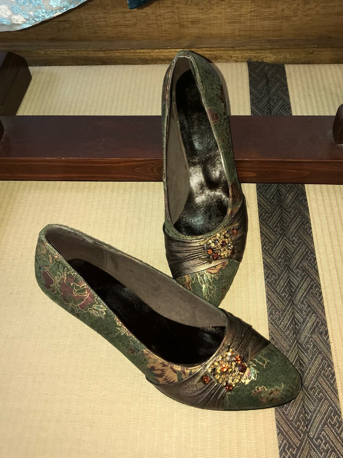 Art Nouveau Pumps ( black / green ) 상품이미지2